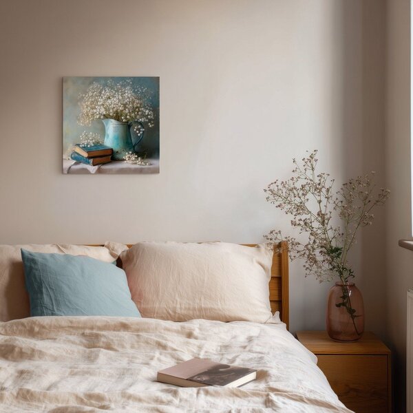 Tlačený obraz na plátne 32x32 cm Gypsophila – Styler