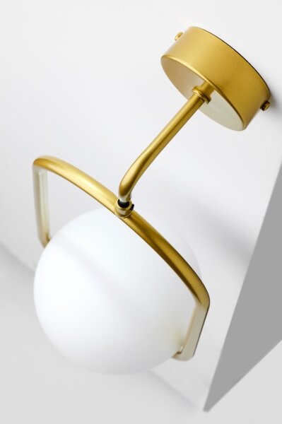 Jupiter 2043 - Nástenná lampa IGON 1xE14/40W/230V zlatá