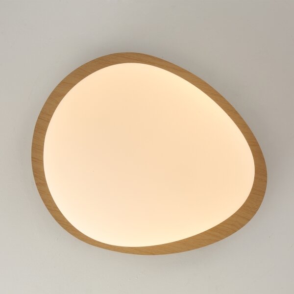 Brilagi - LED stropné svietidlo VISBY WOOD LED/18W/230V pr. 38 cm hnedé
