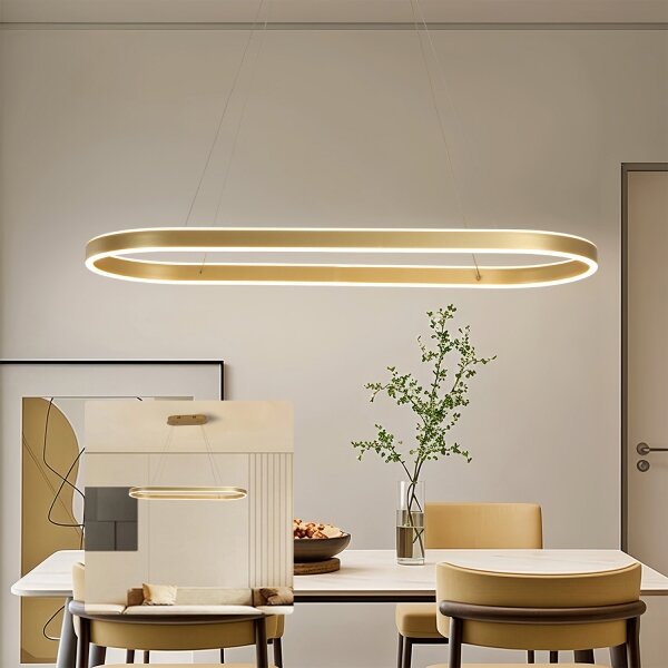 Brilagi - LED luster na lanku PONDIE LED/44W/230V 80x30 cm zlatý