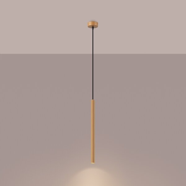 Sollux SL.1339 - Luster na lanku ARCHE 1xG9/8W/230V zlatá