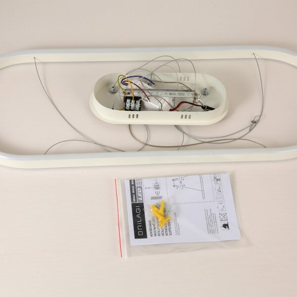 Brilagi - LED luster na lanku PONDIE LED/45W/230V 80x30 cm biela
