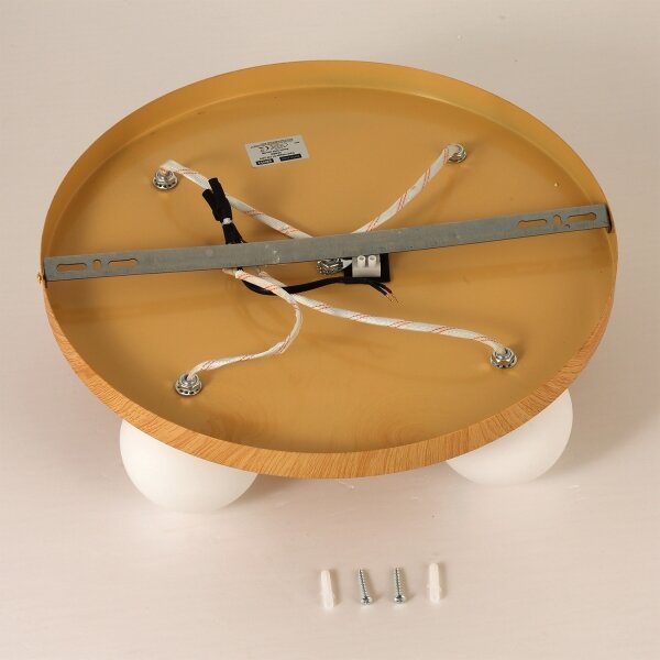 Brilagi - Stropné svietidlo LUND WOOD 5xG9/9W/230V pr. 40 cm drevené