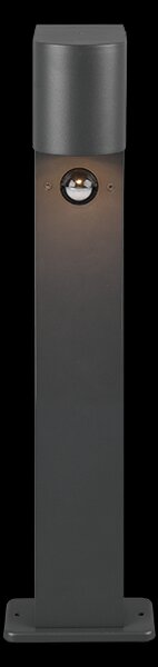 Trio 514260142 záhradný stĺpik s pohybovým čidlom Roya 1x35W | GU10 | IP44 - antracit