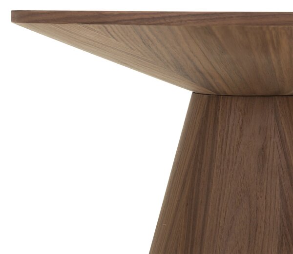 Hector Okrúhly odkladací stolík Ange 60 cm orech
