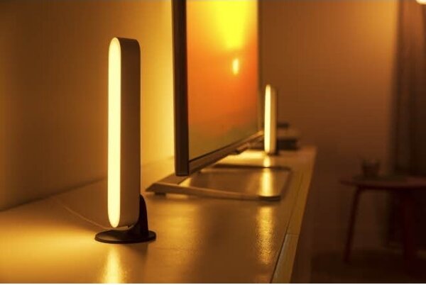 Philips - SADA 2x LED RGB Stmievateľná stolná lampa Hue AMBIANCE LED/6W/230V biela