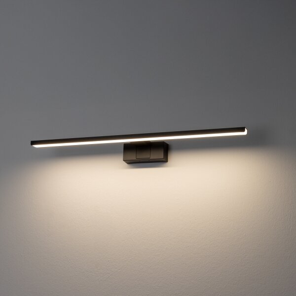 Aigostar - LED zrkadlové osvetlenie do kúpeľne LED/12W/230V 4000K 60 cm IP44 čierne