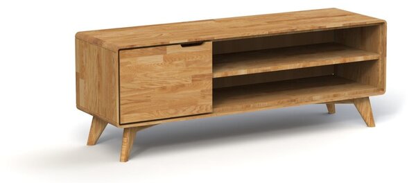 TV stolík z dubového dreva 134x48 cm Greg - The Beds