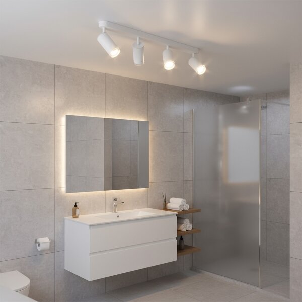 Brilagi - Kúpeľňové bodové svietidlo SELE 4xGU10/30W/230V IP44 biela