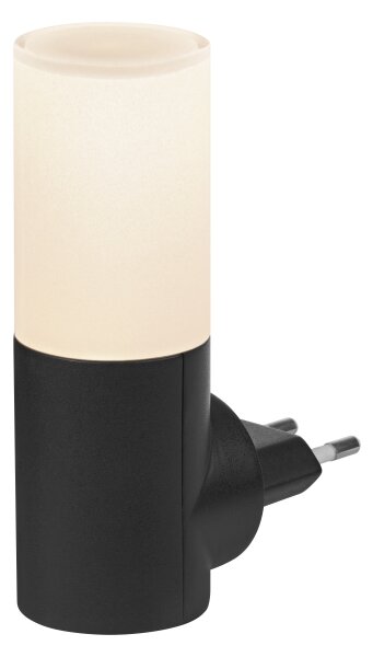 Osram - LED nočné svetlo LUNETTA LED/0,2W/230V s automatickým senzorom súmraku, čierne