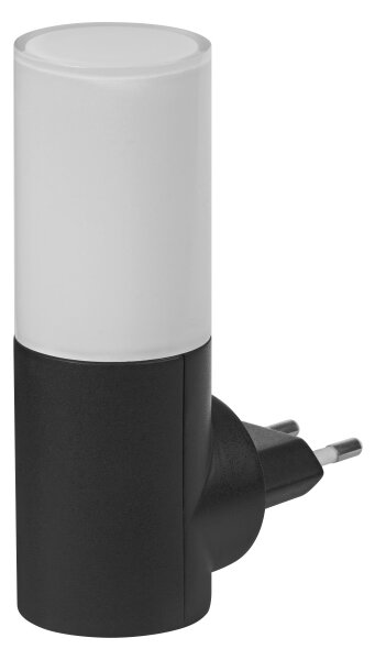 Osram - LED nočné svetlo LUNETTA LED/0,2W/230V s automatickým senzorom súmraku, čierne
