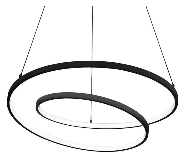 Ideal Lux - LED stmievateľný luster na lanku OZ LED/55W/230V pr. 80cm CRI 90 čierna