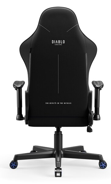 Herná stolička z tmavomodrej látky Diablo X-Starter