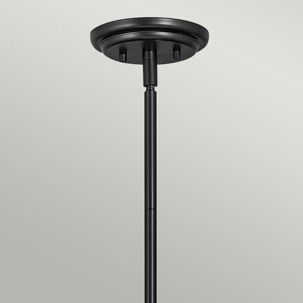 Quintiesse QN-SOMERSET-P-O-BK - Závesné svietidlo na tyči SOMERSET 1xE27/60W/230V čierna