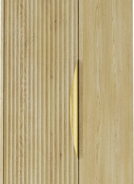 Hector Vysoká závesná kúpeľňová skrinka Avila 38 cm dub Cremona Torro