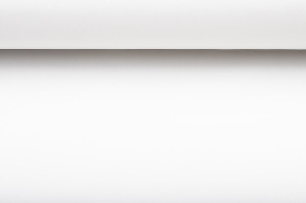 PVC obrus Biely hladký PV-002 - metráž š. 140 cm