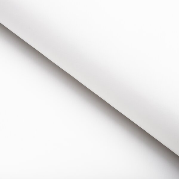 PVC obrus Biely hladký PV-002 - metráž š. 140 cm
