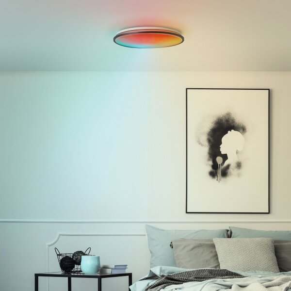 Brilliant-LED RGBW Stmievateľné stropné svietidlo HEIDA LED/30W/230V 3000-6500K+DO