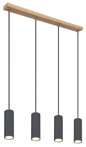 Globo 57911-4HG závesný luster Robby 4x35W | GU10