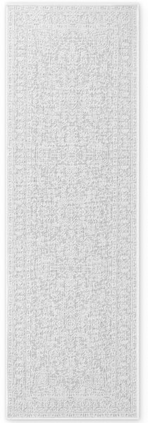 NORTHRUGS , Behúň Duet Kona 106249 White/Gray - na von aj na doma, 80x250, šedá, chodba / predsieň