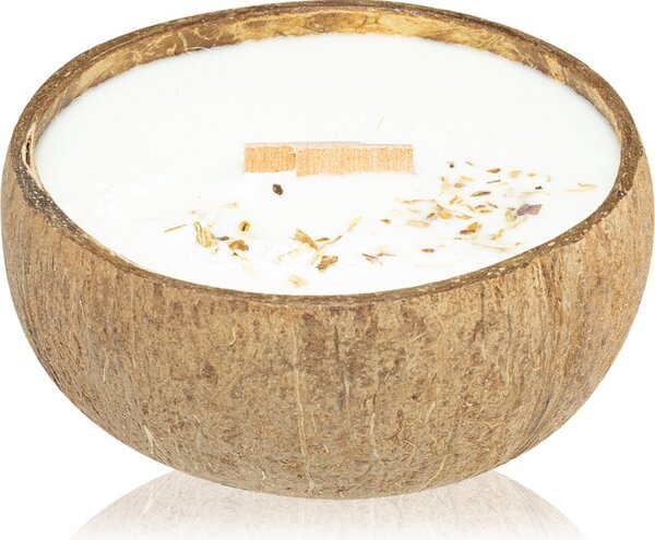 Tropicandle Coconut vonná sviečka s dreveným knotom 350 ml