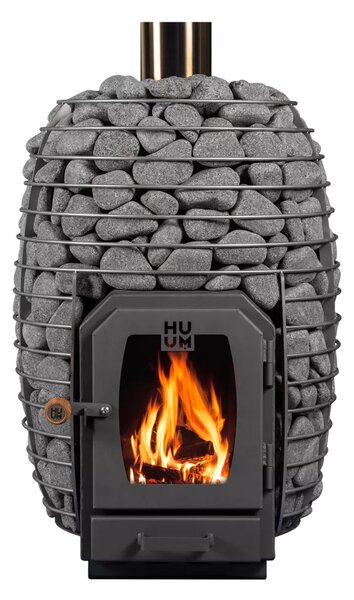 HUUM saunová pec na drevo HIVE Wood 13kW a 17kW Steel 13kW