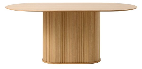 Jedálenský stôl s doskou v dubovom dekore 95x180 cm Nola – Unique Furniture