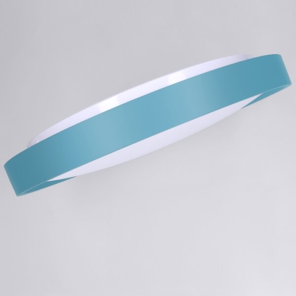 Brilagi-LED Stmievateľné svietidlo MATTEO LED/48W/230V 3000-6500K priemer 41 cm tyrkysové + diaľkové ovládanie