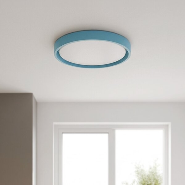 Brilagi-LED Stmievateľné svietidlo MATTEO LED/48W/230V 3000-6500K priemer 41 cm tyrkysové + diaľkové ovládanie