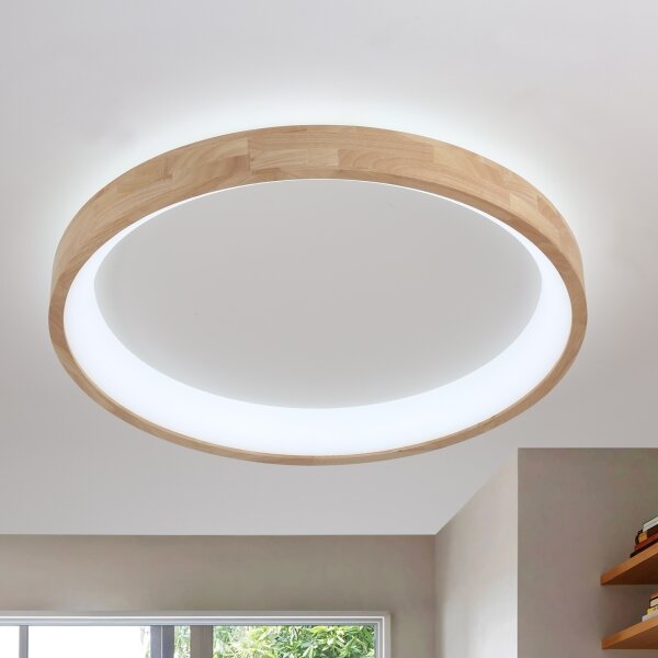 Brilagi-LED Stropné svietidlo FALCON WOOD LED/60W/230V 3000/4000/6000K 80 cm drevo