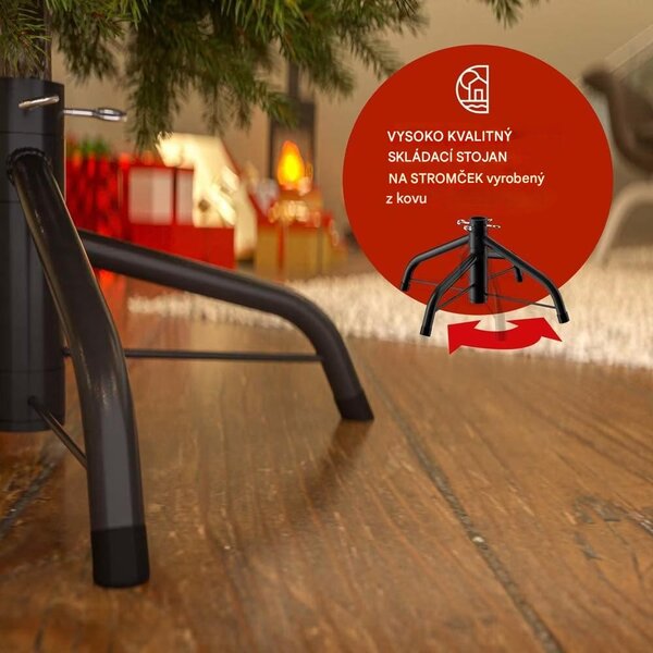 Umelý vianočný stromček 140 cm