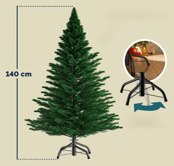 Umelý vianočný stromček 140 cm