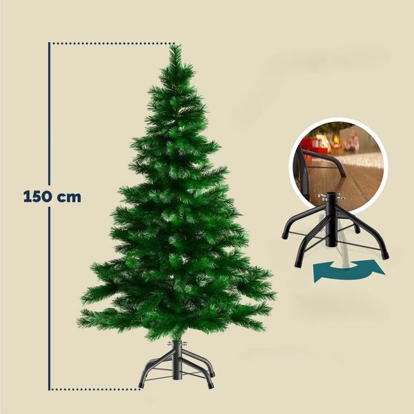 Umelý vianočný stromček 150 cm