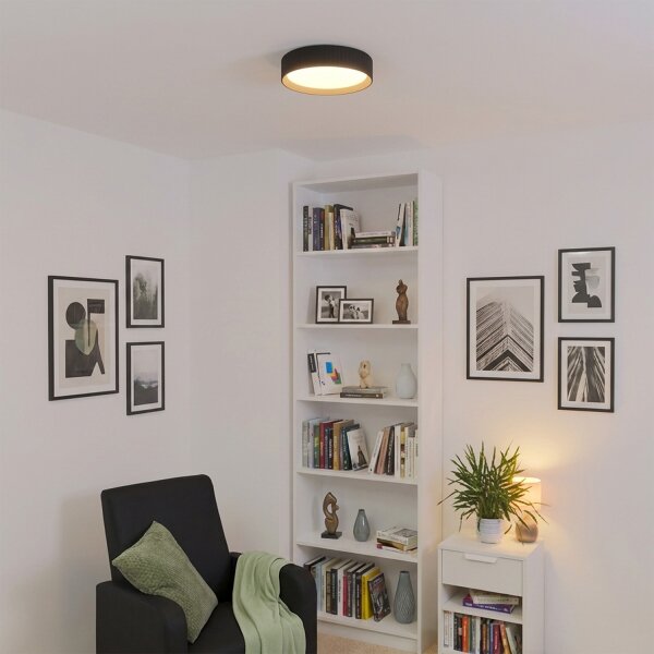 Brilagi - LED stropné svietidlo LUCIA LED/24W/230V priemer 31 cm čierne