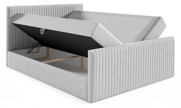 Wilsondo Čalúnená boxspring manželská posteľ Polaris - béžová Rozmer: 160x200
