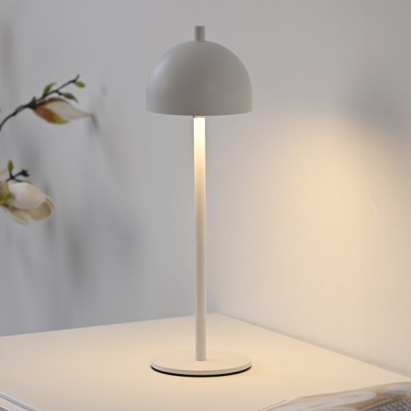 Schöner Wohnen 19244-16 - LED stmievateľná stolová lampa BELLIS LED/2,5W/5V IP54 biela