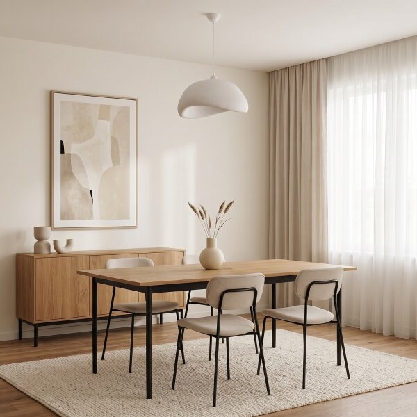 Brilagi - Závesné svietidlo na lanku WABI SABI 1xE27/40W/230V pr. 42 cm biela