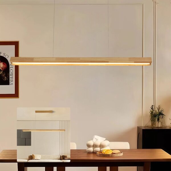 Brilagi - LED luster na lanku UMEA WOOD LED/30W/230V 120 cm drevo