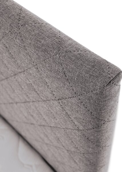 KONDELA Boxspringová posteľ, sivohnedá Taupe, 160x200, ADARA