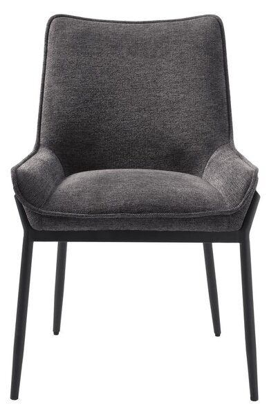 Tmavosivá jedálenská stolička Calgary – Unique Furniture