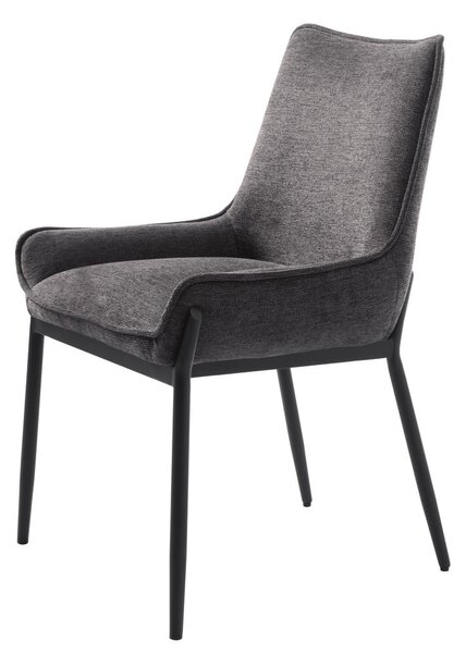 Tmavosivá jedálenská stolička Calgary – Unique Furniture