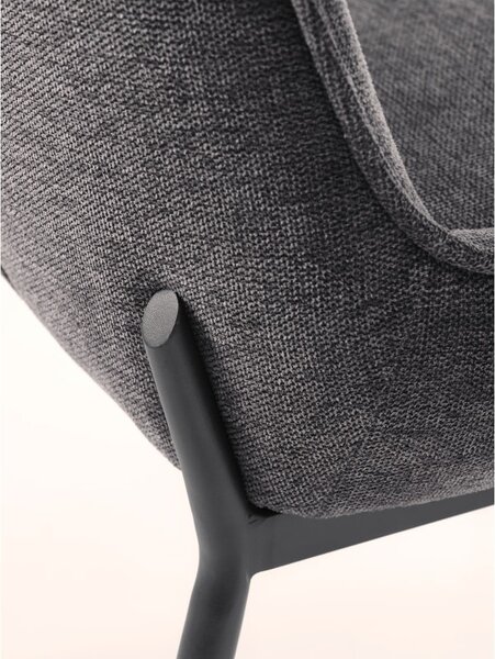 Tmavosivá jedálenská stolička Calgary – Unique Furniture