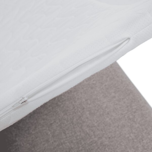 KONDELA Boxspringová posteľ, sivohnedá Taupe, 160x200, ADARA