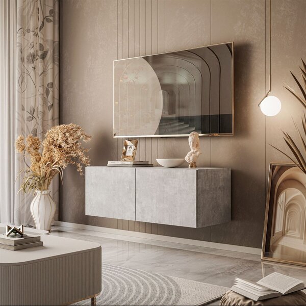 TV STOLÍK ELEGANTE 100 LED BETON