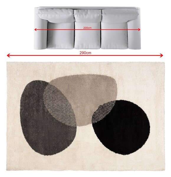 Royal Nomadic Living 200 x 290 cm cream/dark grey