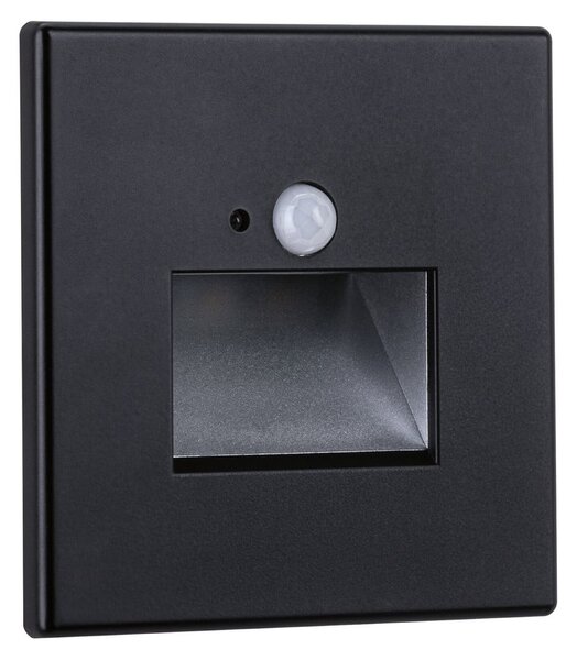 Bodové svetlá Paulmann, Edge Quadro Square Sensor, Čierna, Chodba, Plast, Moderný