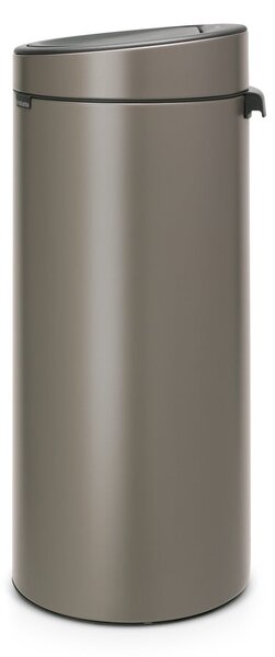 Sivý dotykový oceľový odpadkový kôš 30 l Touch Bin – Brabantia
