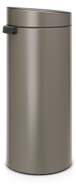 Sivý dotykový oceľový odpadkový kôš 30 l Touch Bin – Brabantia