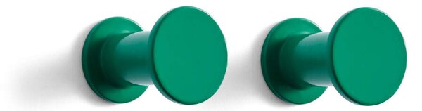 HAY Vešiak Bolt Hook Set 2 ks, green