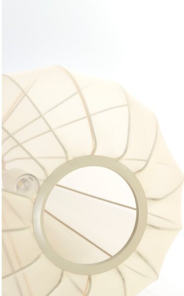 Béžové závesné svietidlo s textilným tienidlom ø 38 cm Itela – Light & Living